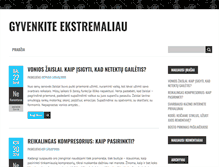 Tablet Screenshot of ekstremalas.lt